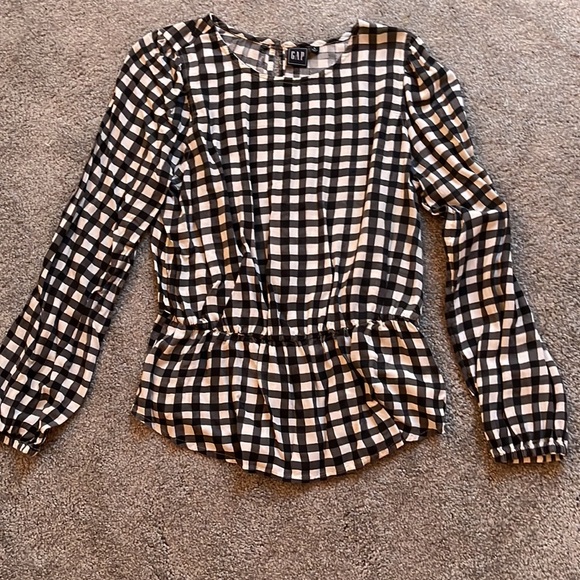 Gap Peplum Print Top - Picture 4 of 6